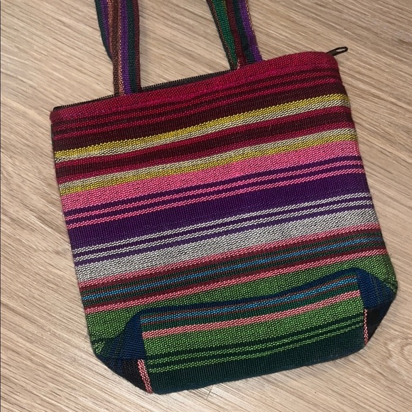 Colorful Handwoven Tote Bag - Picture 4 of 5
